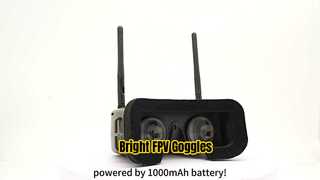 Occhiali per drone FPV Display luminoso a 8 canali in pollici