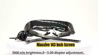 Occhiali AR giganti da 143 pollici 1080p HDMI