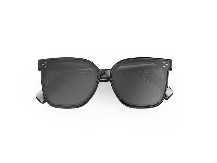 10 ore Black Smart Music Occhiali da sole Bluetooth con chiamata ad alta capacità 110mAh*2 Bluetooth Versione BT 5.3