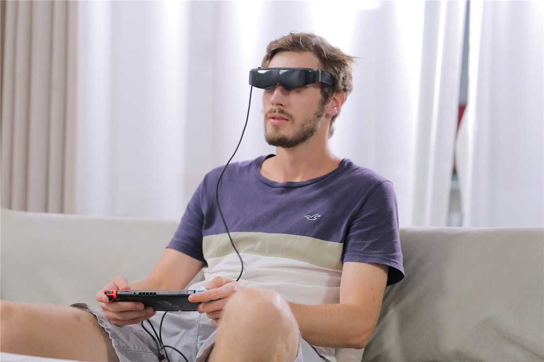 Occhiali 3D 1080P HDMI & TYPE C 1800 Nits VR Smart Occhiali per Video / Giochi