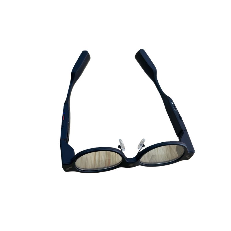 Occhiali intelligenti AR che offrono metodi di interazione vocale con schermo a colori a guida d'onda