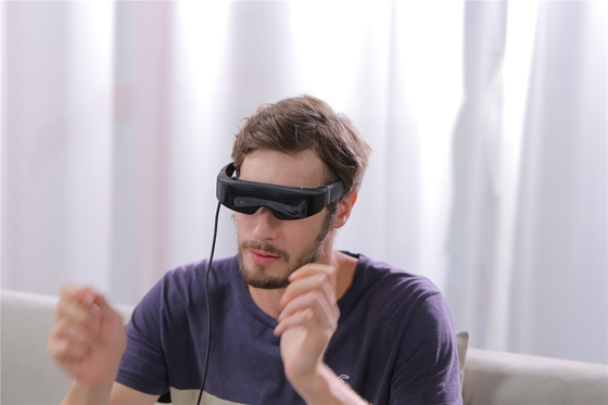 Occhiali di realtà 3D VR personalizzati 1080P 43 gradi FOV Head Mounted Display