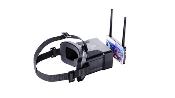Occhiali FPV HD 480x272 con FOV 0-120° e batteria da 600mAh per visori per droni